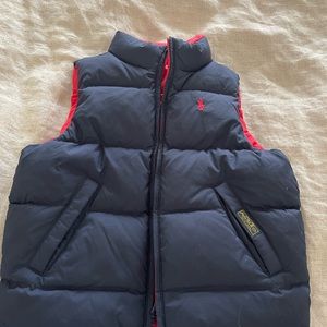 Polo reversible down vest